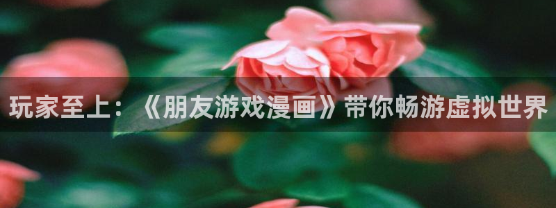 51漫画官网官方网页版：玩家至上：《朋友游戏漫画》带你畅游虚拟世界